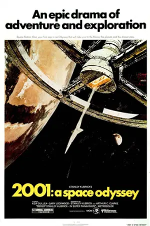 2001: A Space Odyssey 1968 movie poster