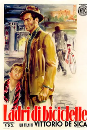 Bicycle Thieves 1948 movie poster
