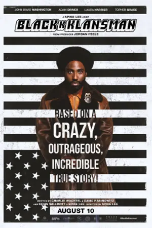 Poster for BlacKkKlansman