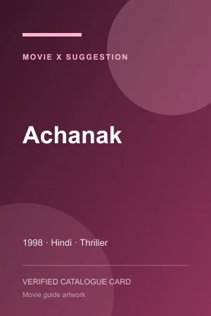 Poster for Achanak