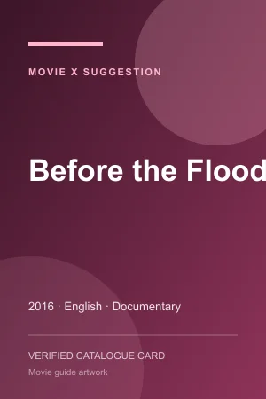 Poster for Before the Flood