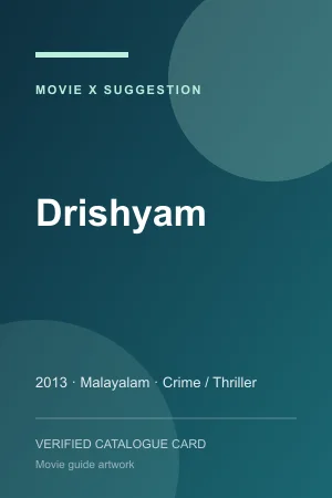Poster for Drishyam