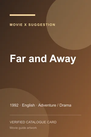 Poster for Far and Away