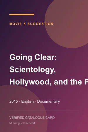 Poster for Going Clear: Scientology, Hollywood, and the Prison of Belief