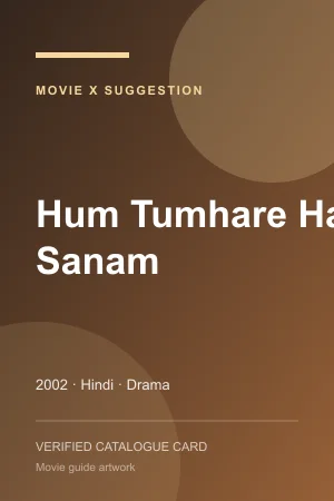 Poster for Hum Tumhare Hain Sanam