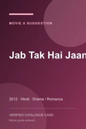 Poster for Jab Tak Hai Jaan