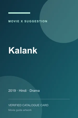 Poster for Kalank