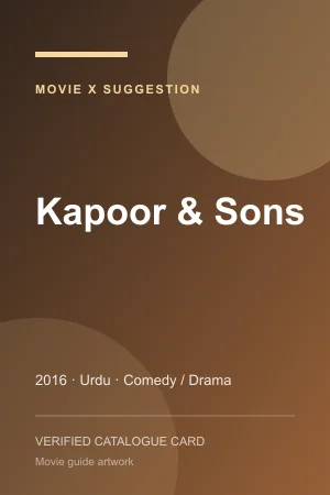 Poster for Kapoor & Sons