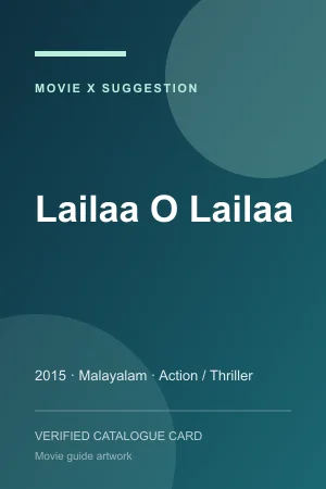 Poster for Lailaa O Lailaa
