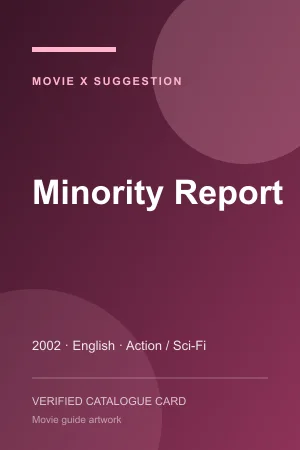 Poster for Minority Report