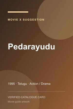 Poster for Pedarayudu
