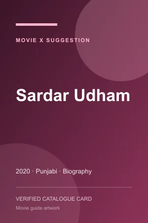 Poster for Sardar Udham