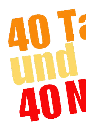 Poster for 40 Days and 40 Nights