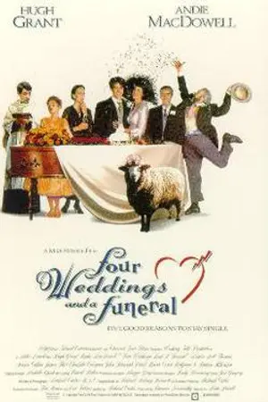Four Weddings and a Funeral 1994 movie poster