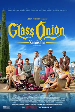 Poster for Glass Onion: A Knives Out Mystery