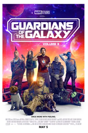 Poster for Guardians of the Galaxy Vol. 3