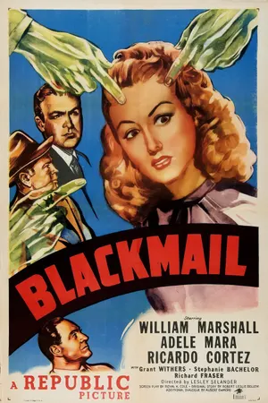 Poster for Blackmail