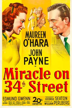 Miracle on 34th Street 1947 movie poster