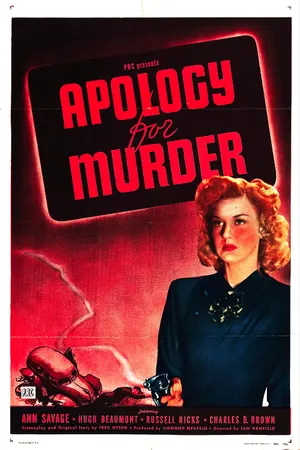Poster for Apology for Murder