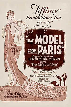 Poster for That Model from Paris