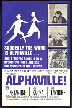 Alphaville 1965 movie poster