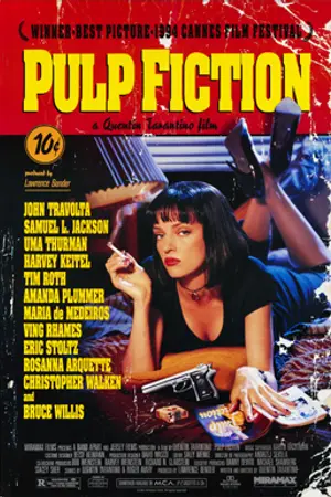 Pulp Fiction 1994 movie poster