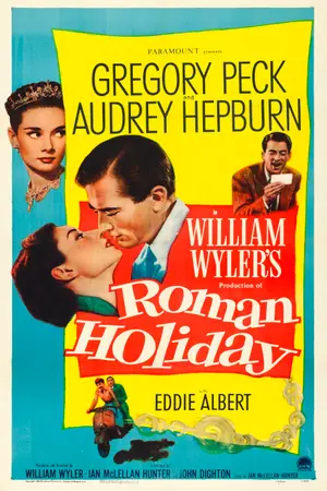 Roman Holiday 1953 movie poster