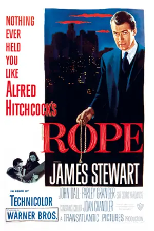 Rope 1948 movie poster